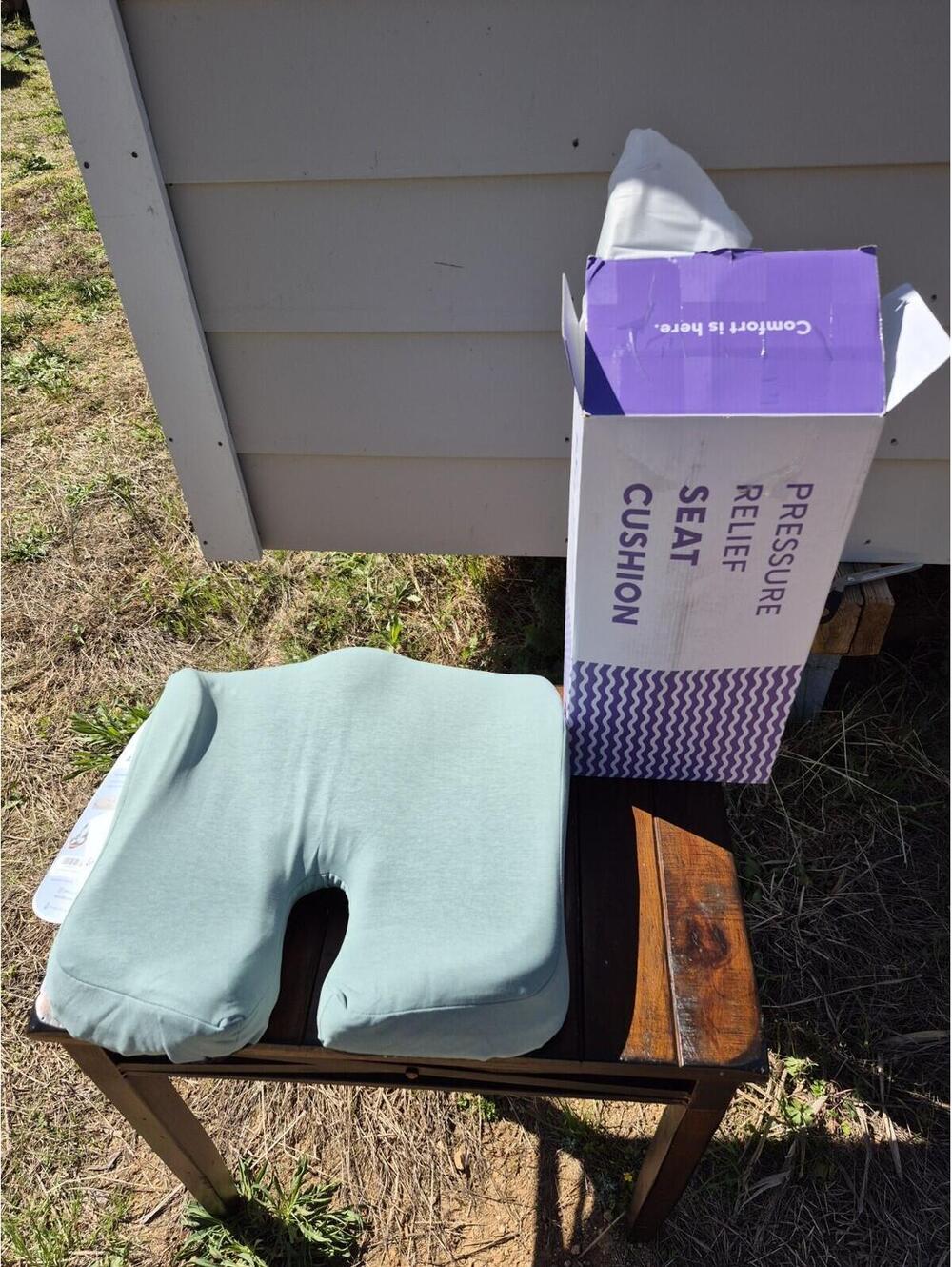 C Cushion Lab Patented Pressure Relief Seat Cushion Wellness Green - Open Box